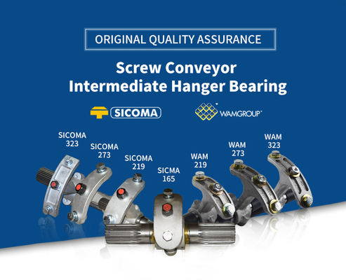 WAM Intermediate Hanger Bearings for 219 Screw Conveyor in Cement Powder Material Feeding
