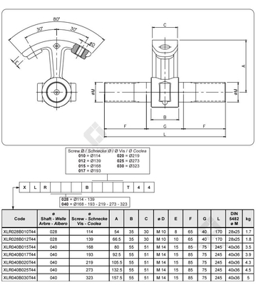 Encoder Flexible Coupling Fixed Type Intermediate Hanger Shaft for Cement Conveying