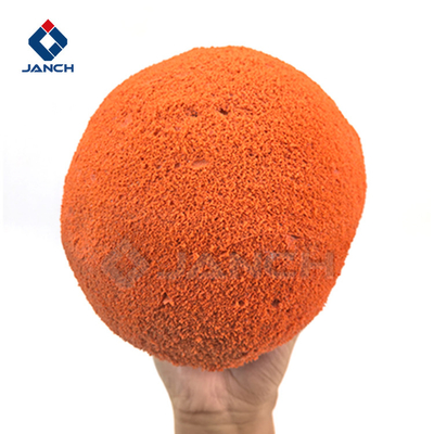 Sponge Rubber Concrete Pump Cleaning Ball Customized DN125