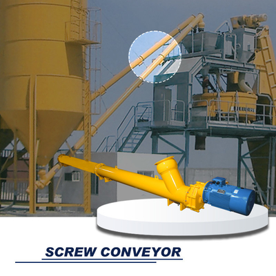Stainless Steel Flex Inclined Screw Conveyor Tubular Vertical 11kw 18kw for Concrete Cement