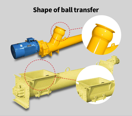 Stainless Steel Flex Inclined Screw Conveyor Tubular Vertical 11kw 18kw for Concrete Cement
