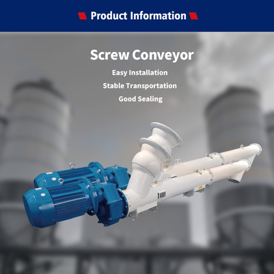 Stainless Steel Flex Inclined Screw Conveyor Tubular Vertical 11kw 18kw for Concrete Cement