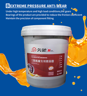 Lithium Grease #3 for Construction Equipment -20~120°C Operating Temp