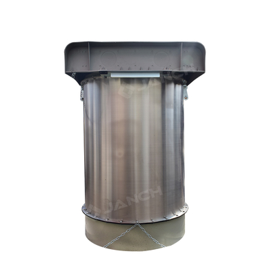 Stainless Steel Silo Dust Collector 1100x1100x1400mm with Vibration Cleaning