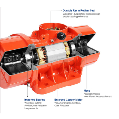 380V Electric Concrete Vibrator Motor with 1 Year Warranty