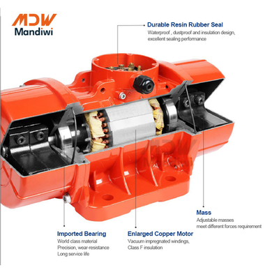 OLI MVE400/3 Vibration Motor 4KN Force 3000rpm for Concrete Batching
