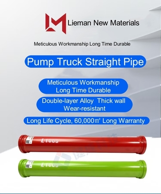 Concrete Pump Pipe Q235B 0.5M 1M 2M 3M with Flange Connection