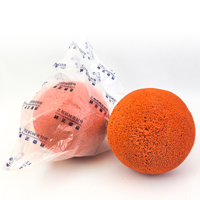 148mm Natural Rubber Concrete Pump Clean Out Ball for DN125 Pipes