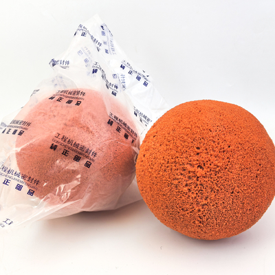 148mm Natural Rubber Concrete Pump Wash Out Ball for DN125 Pipes