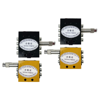 Universal Automatic Grease Progressive Distributor with 6 Holes and 8 Holes for Concrete Truck Pumps and Trailer Pump