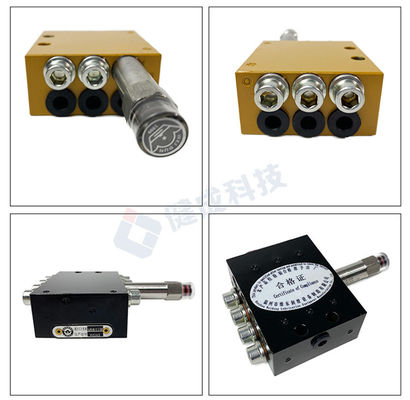 Universal Automatic Progressive Grease Distributor Valve with 1-inlet 6-outlets and 1-inlet 8-outlets for Concrete Pumps